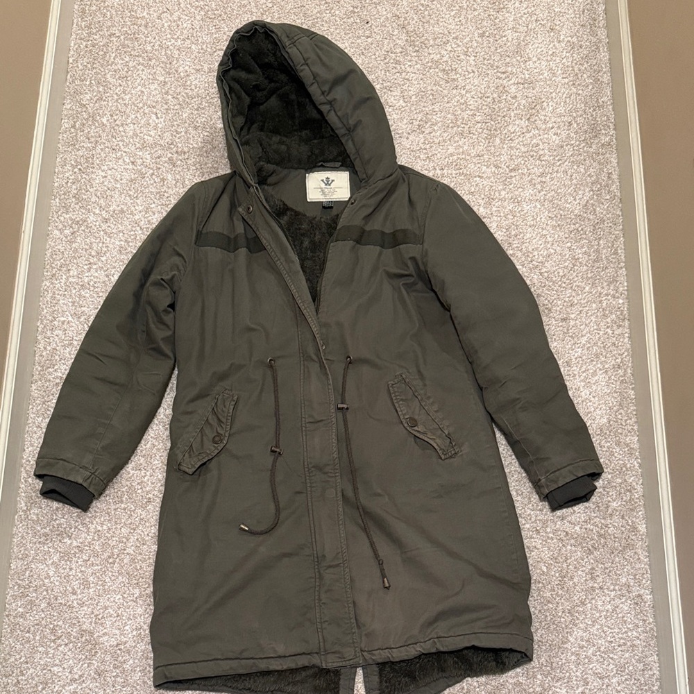 Women's Olive Green Parka
